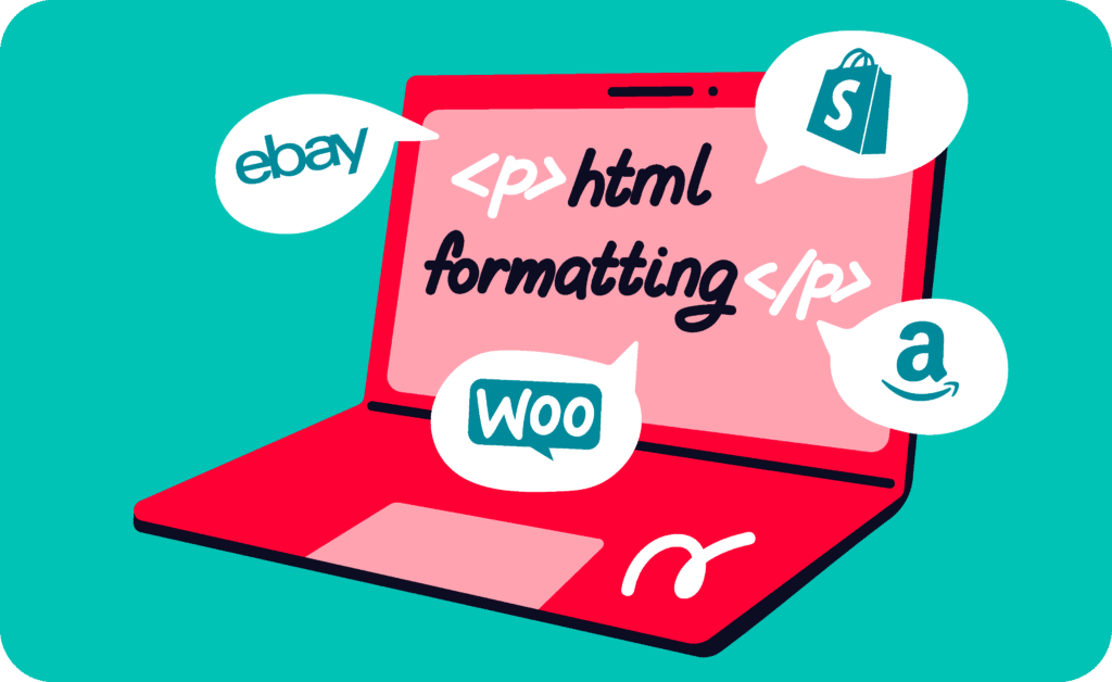 HTML product descriptions when selling multichannel - Nembol