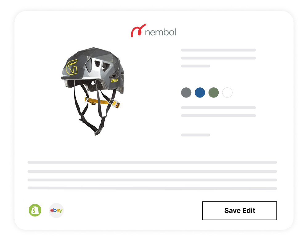 edit shopify and ebay