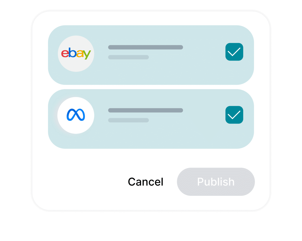 Connect eBay to Facebook & Instagram easy setup Nembol