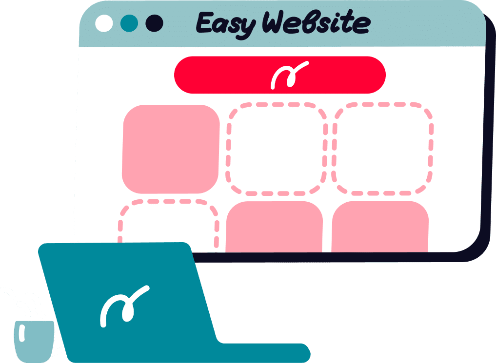 Easy Website illustration
