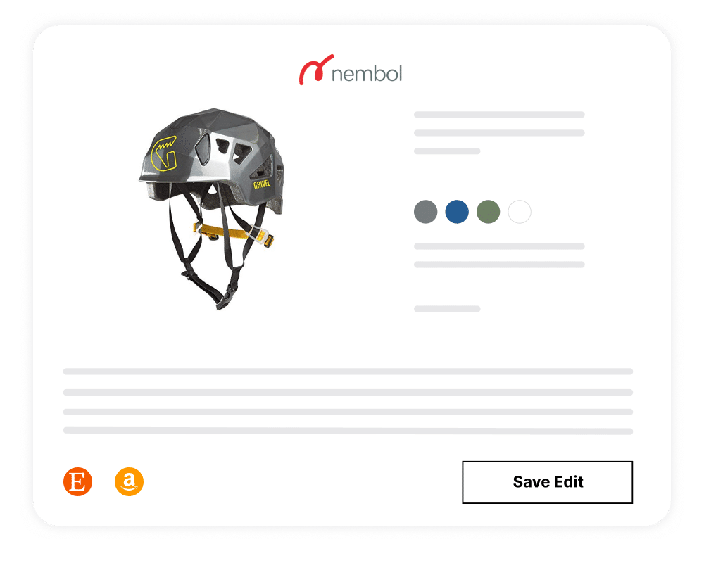 edit centrally on etsy and amazon