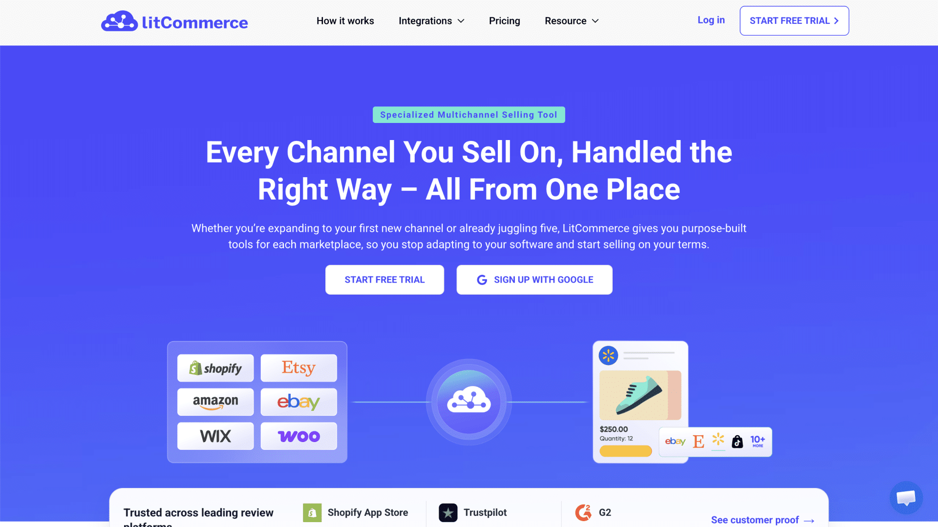 homepage-litcommerce-screenshot